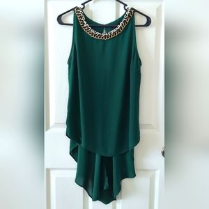 Greylin Chain Tunic Blouse